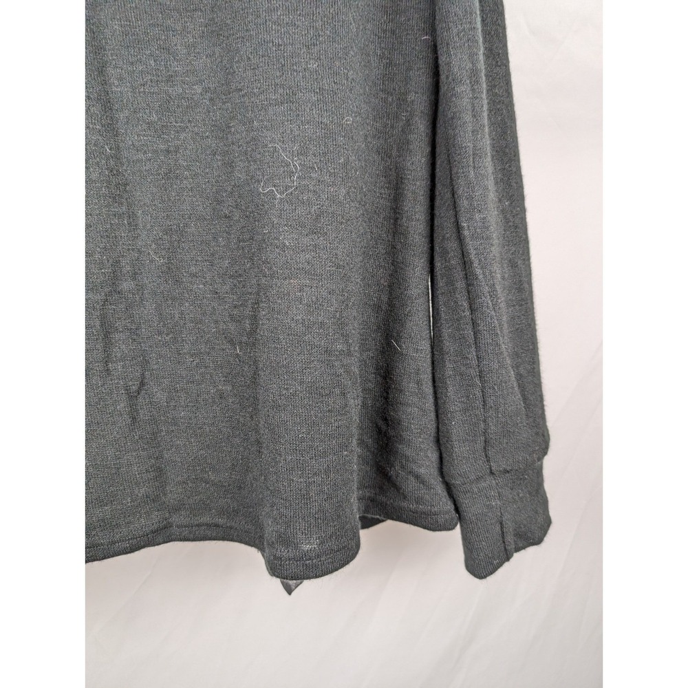 Whimsigoth Open Front Cardigan Size L Black Ruffle Dark Romantic Witchy Goblin - Picture 9 of 10